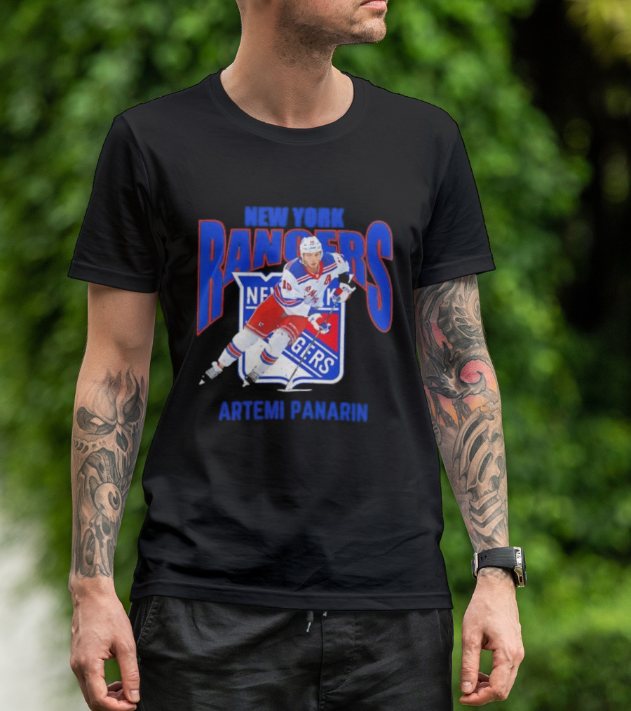 New York Rangers Artemi Panarin Playoffs T-Shirt