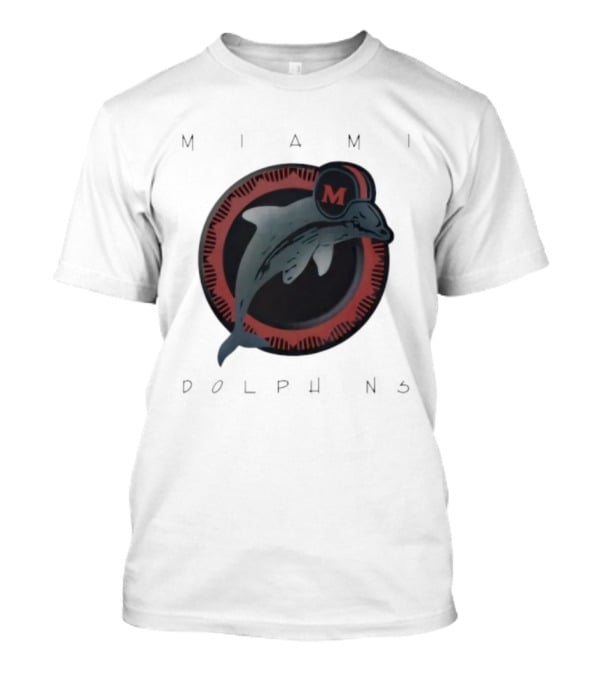 Miami Dolphins Vintage '80s M Helmet Team T-Shirt