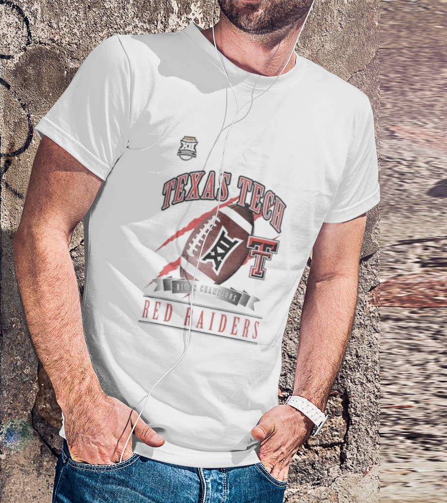 Texas Tech Red Raiders Big 12 Football Champions 2025 T-Shirt