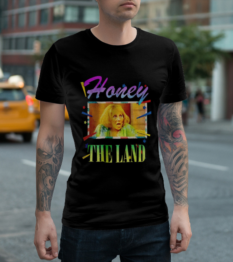 Honey The Land Sylvia Browne Colorful Vintage Style T-Shirt