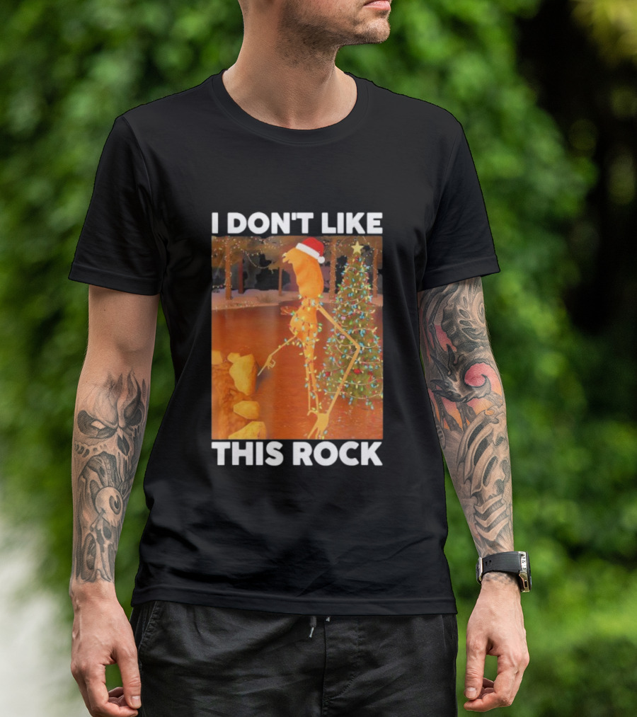 Marcus The Worm Christmas I Don’t Like This Rock T-Shirt