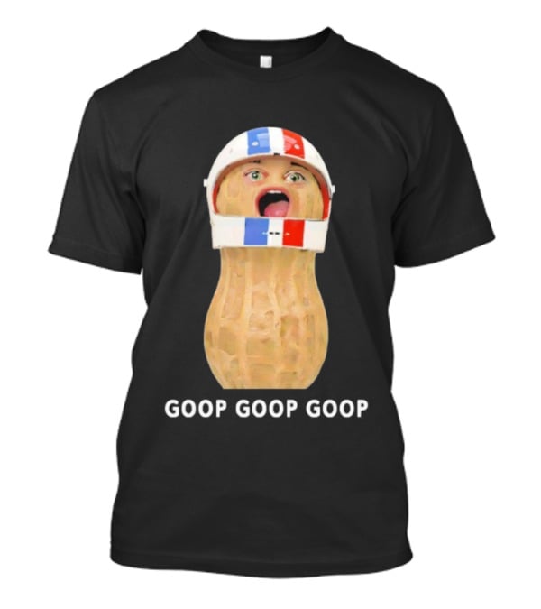 Goop Goop Goop Peanut Football Helmet T-Shirt