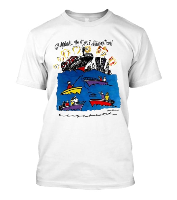 6th Annual 4th Of July Celebration Fireworks And Boating Event T-Shirt