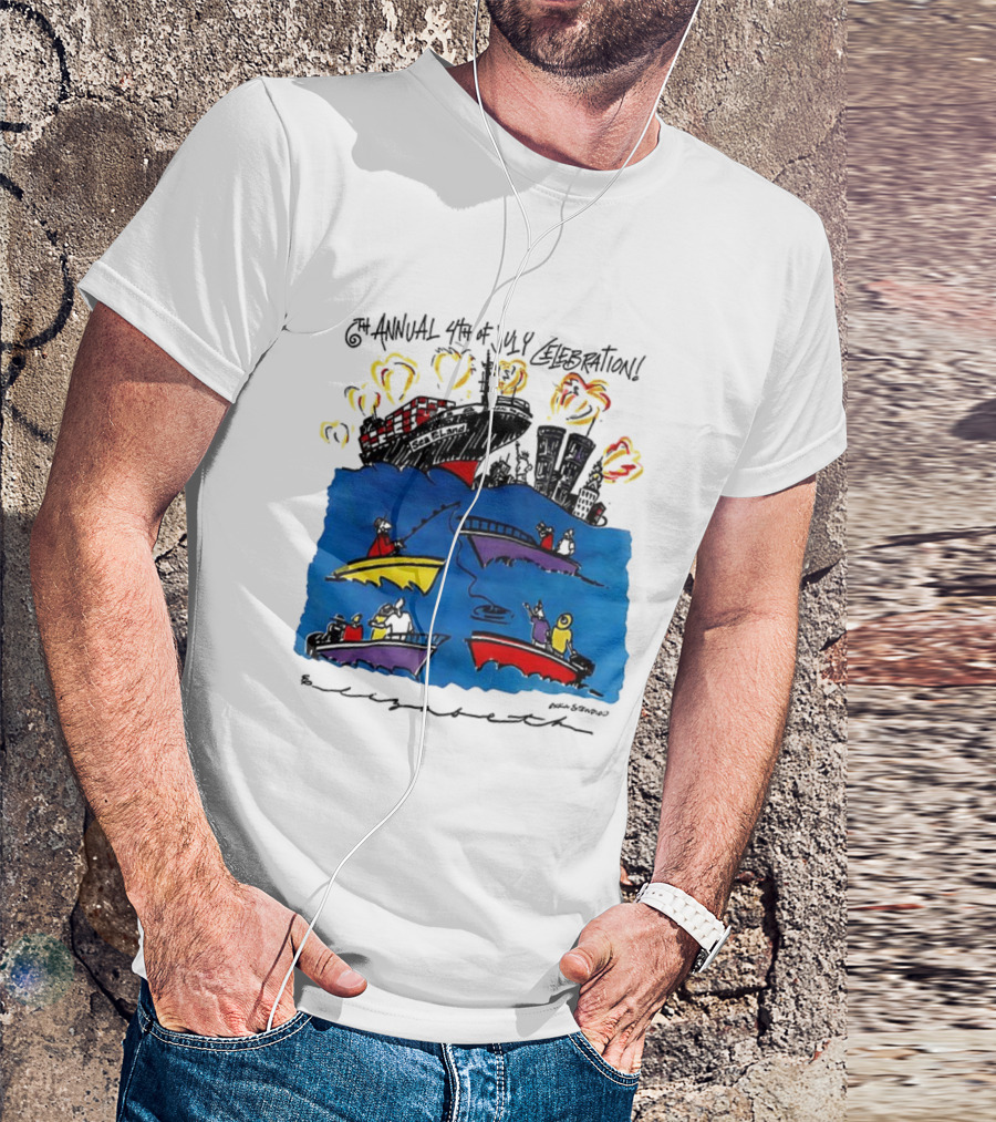 6th Annual 4th Of July Celebration Fireworks And Boating Event T-Shirt