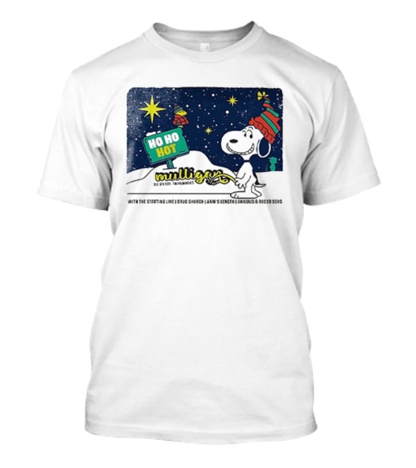 I Drug Church Ho Ho Hot Peanuts Snoopy Charlie Brown Mulligan Detroit Michigan T-Shirt