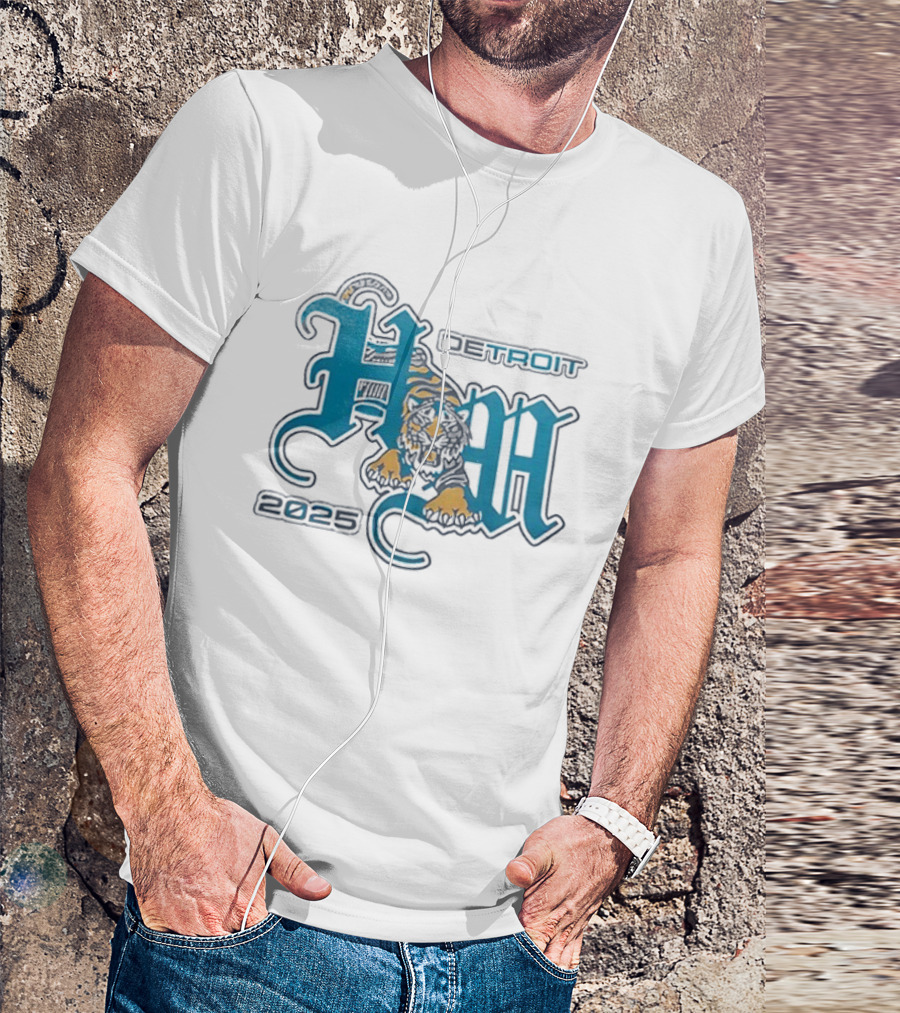 Hot Mulligan Detroit 2023 Tiger At The Fillmore T-Shirt