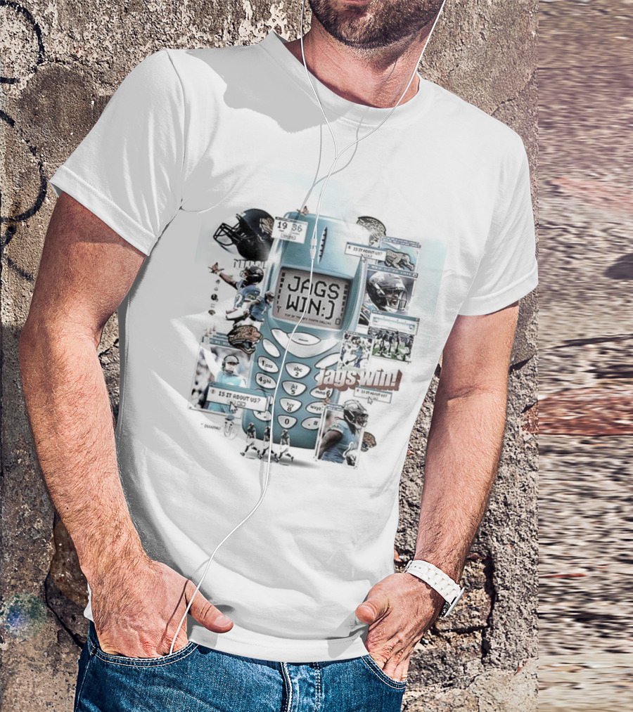 Nokia Jacksonville Jaguars Celebration Vintage Phone Style T-Shirt