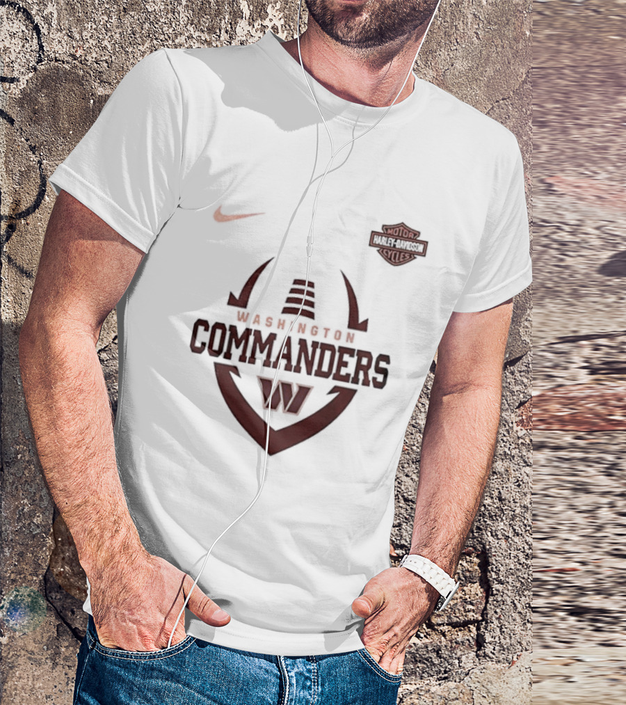 Washington Commanders Snoopy Harley Davidson Live To Ride Ride To Live T-Shirt