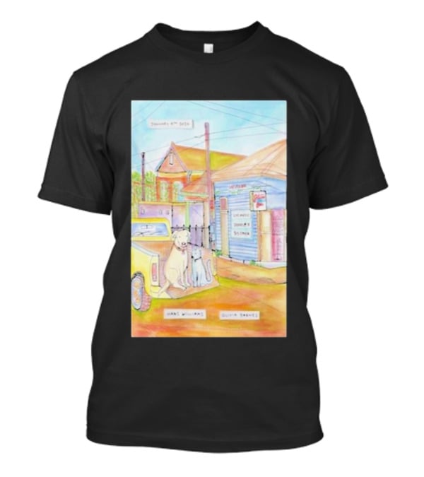 Hans Williams January 9 2026 Saturn Bar Live Music Dogs Sunliner Olivia Serres Event T-Shirt