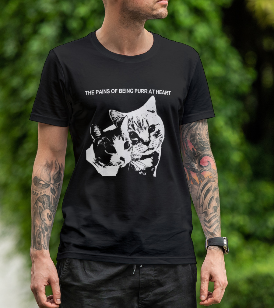 The Pains Of Being Pure At Heart Cat Faces T-Shirt