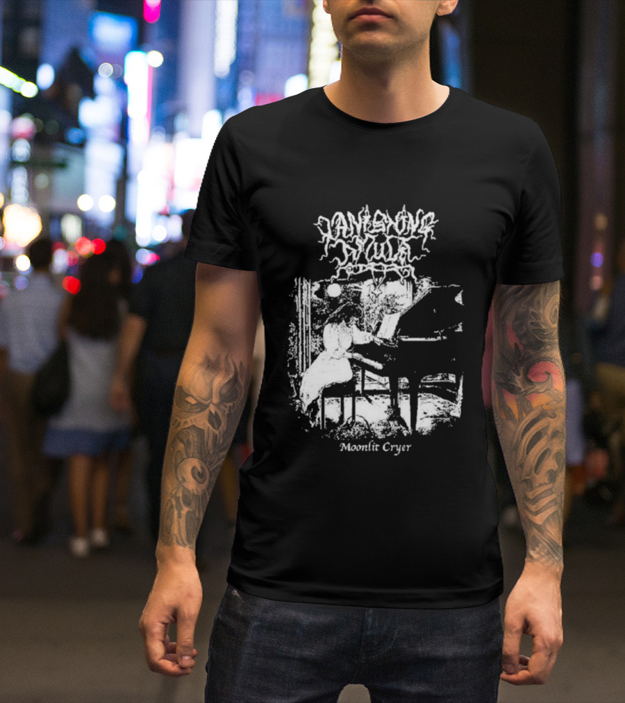 Vanishing Amulet Moonlit Cryer Dark Piano Aesthetic T-Shirt
