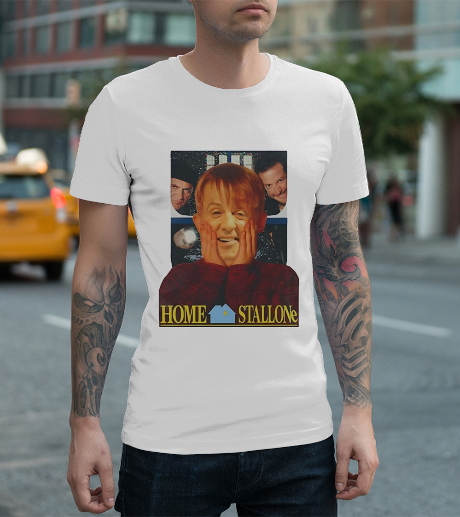 Home Stallone Classic Comedy Movie Mashup T-Shirt