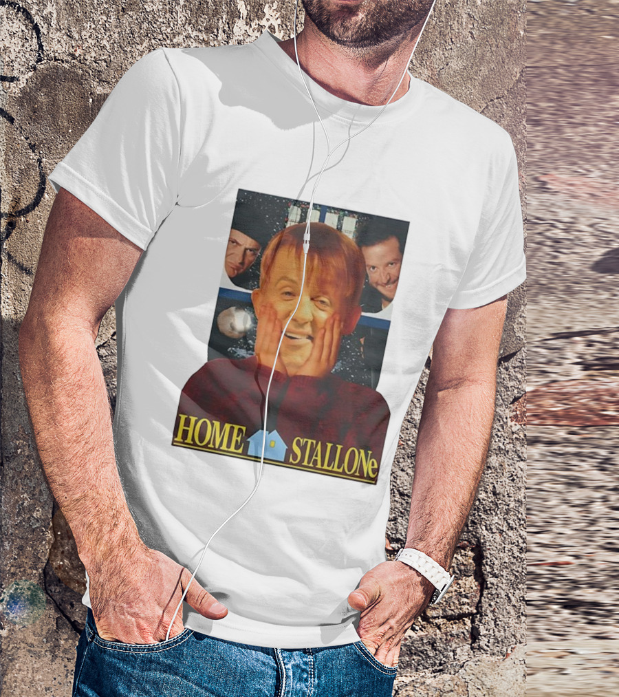 Home Stallone Classic Comedy Movie Mashup T-Shirt