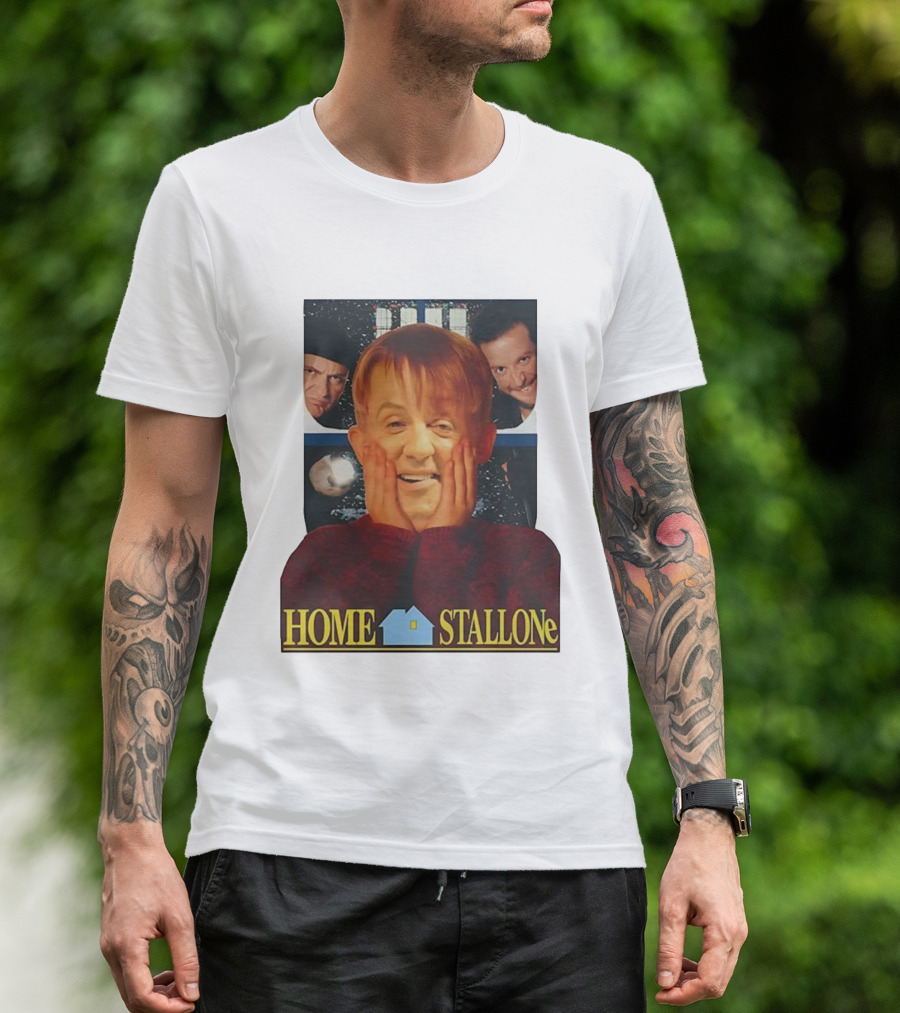 Home Stallone Classic Comedy Movie Mashup T-Shirt