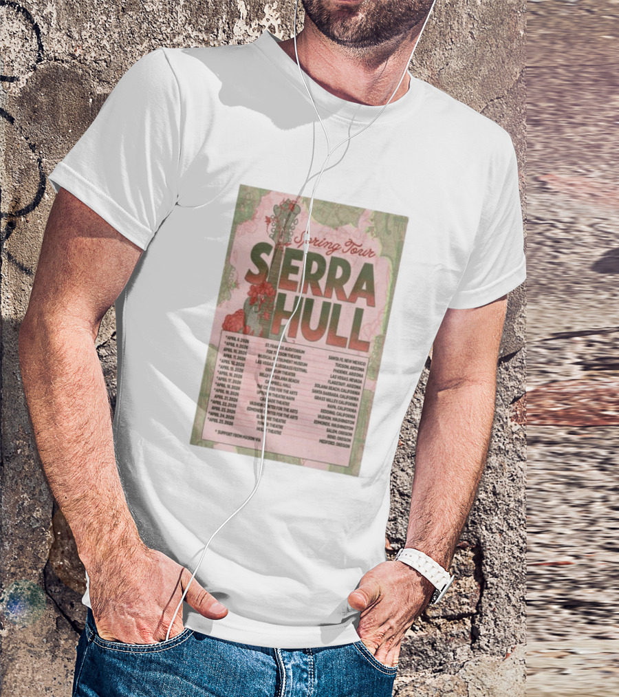 Spring Tour Sierra Hull 2026 St. Francis Auditorium Las Vegas Bluegrass Festival Tower Theatre T-Shirt