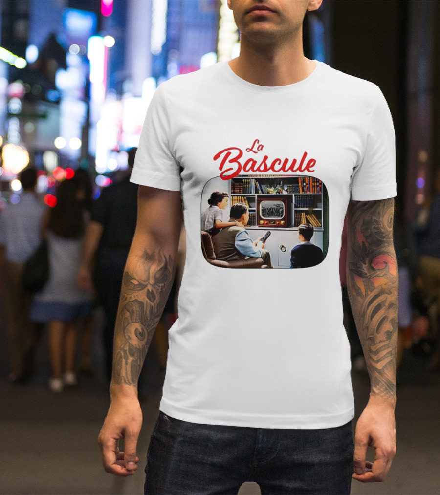 La Bascule Retro Family Ing Television Scene T-Shirt