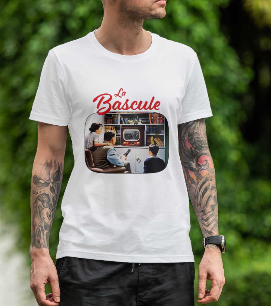 La Bascule Retro Family Ing Television Scene T-Shirt