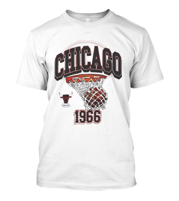 Chicago Bulls 1966 Basketball Hoop T-Shirt
