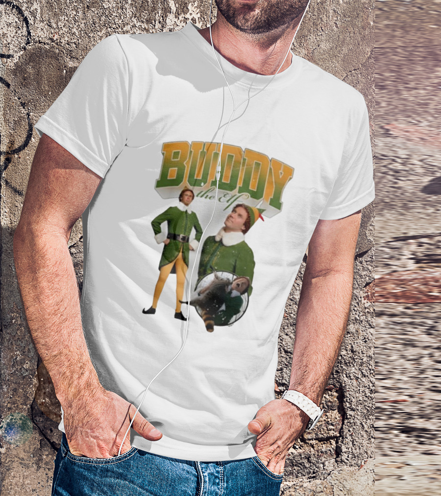Buddy The Elf Christmas Comedy Movie Character Collection T-Shirt