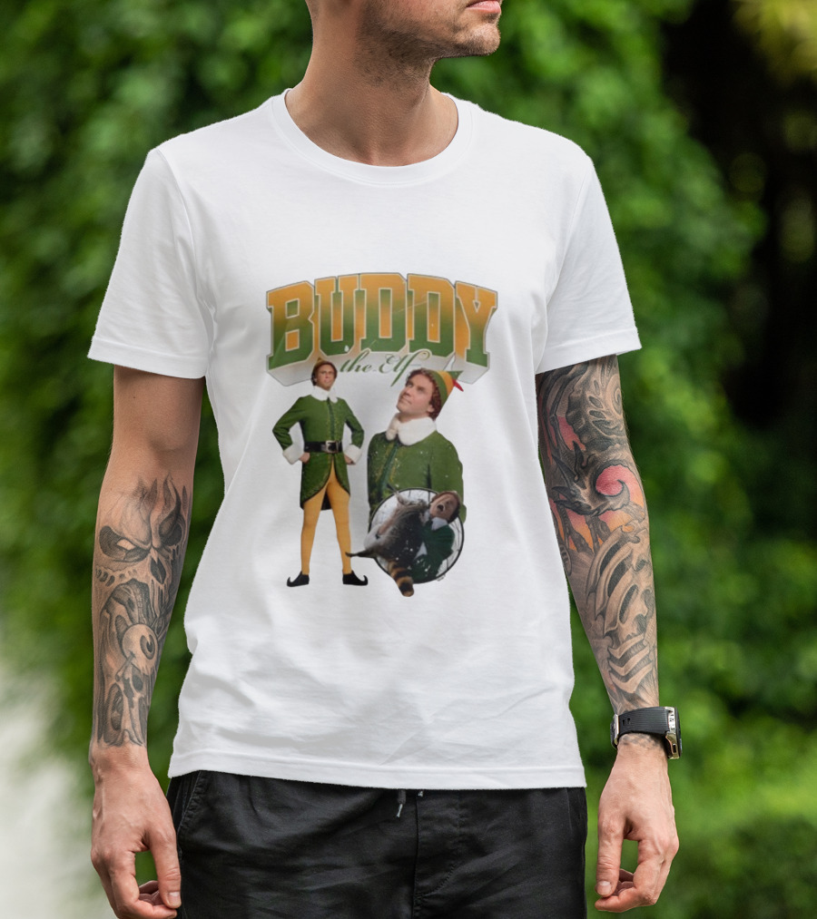 Buddy The Elf Christmas Comedy Movie Character Collection T-Shirt