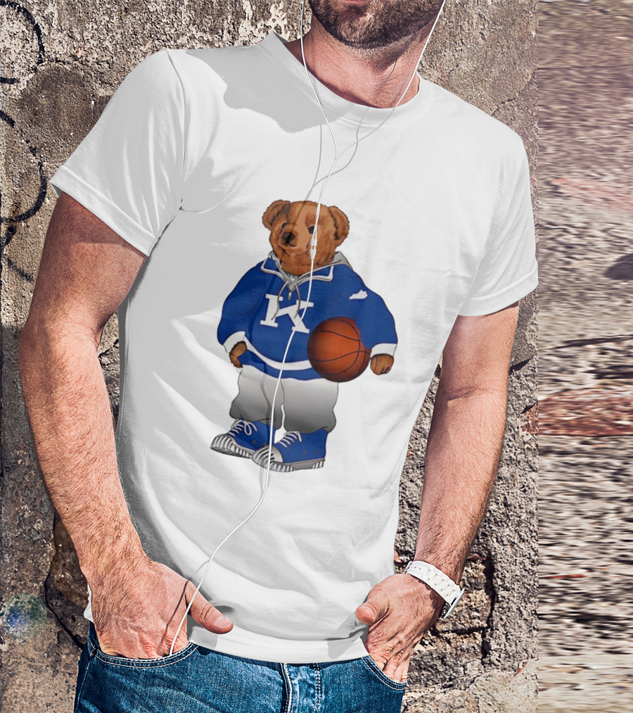Kentucky Wildcats Polo Bear Basketball Lover NCAA Fan Apparel T-Shirt