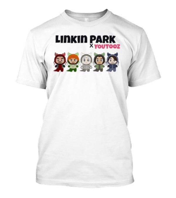 Linkin Park X Youtooz Collectible Chibi Band Member Figures T-Shirt
