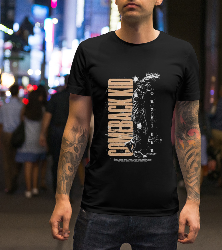 25 Years Of Comeback Kid Outsider Redux Celebration T-Shirt