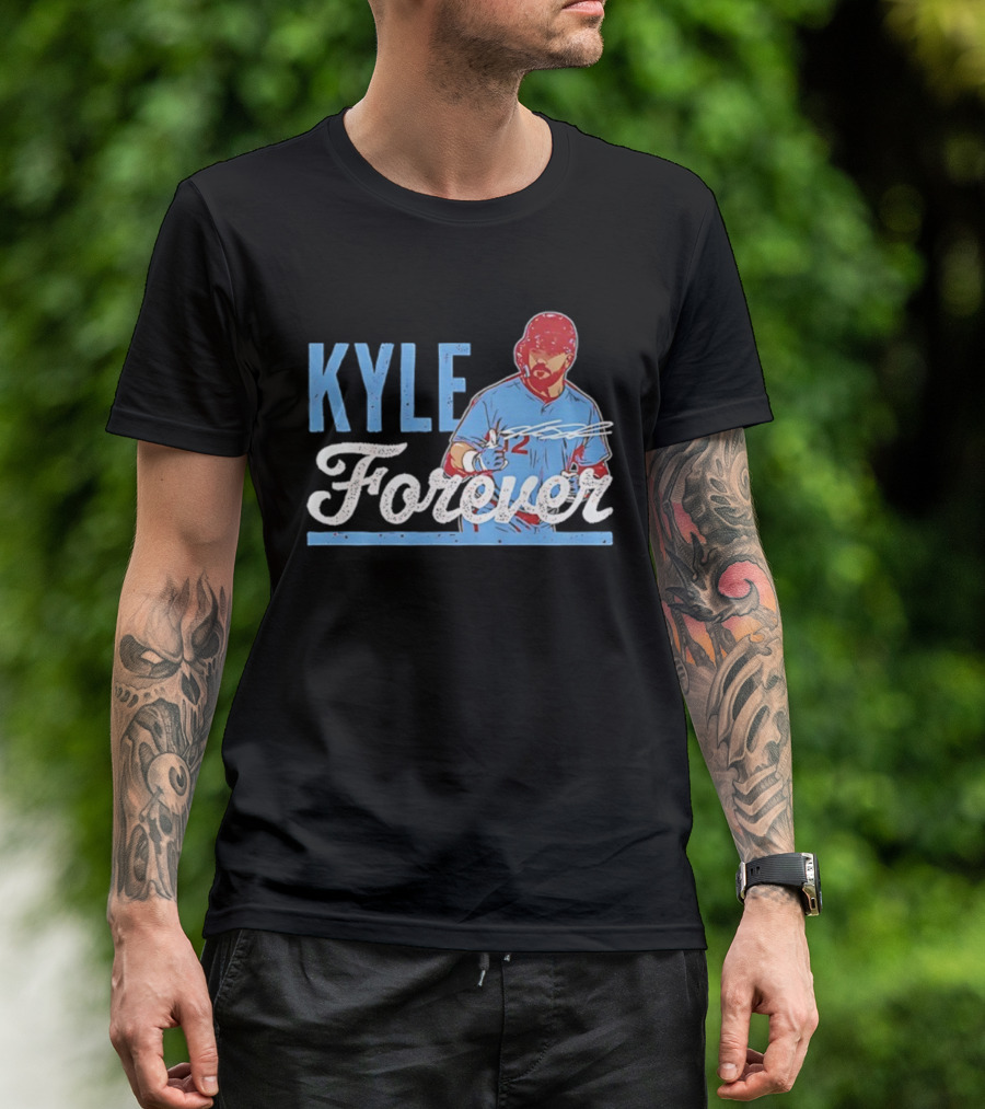 Kyle Schwarber Forever Washington Nationals MLB Baseball 2025 Signature T-Shirt