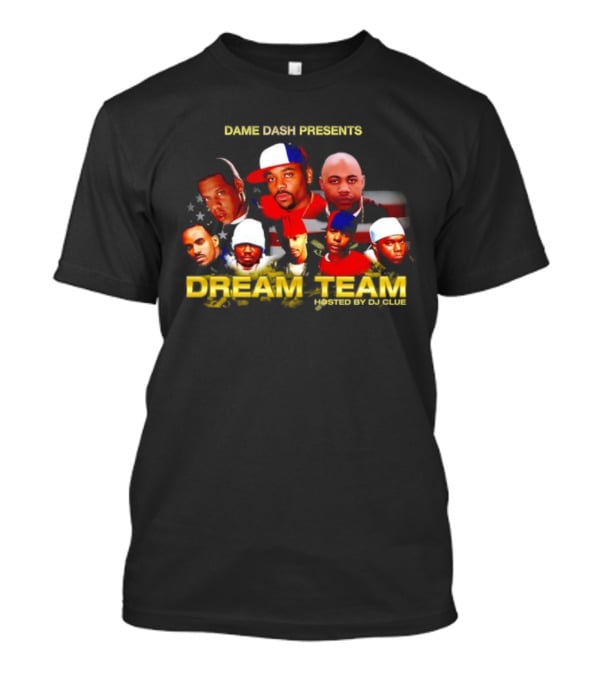 Dame Dash Roc-A-Fella Dream Team Jay Kanye Beanie Bleek Young Gunz Peedi STK Club T-Shirt