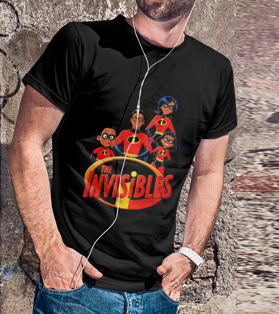 The Invisibles Characters The Incredibles Parody Superhero Family T-Shirt