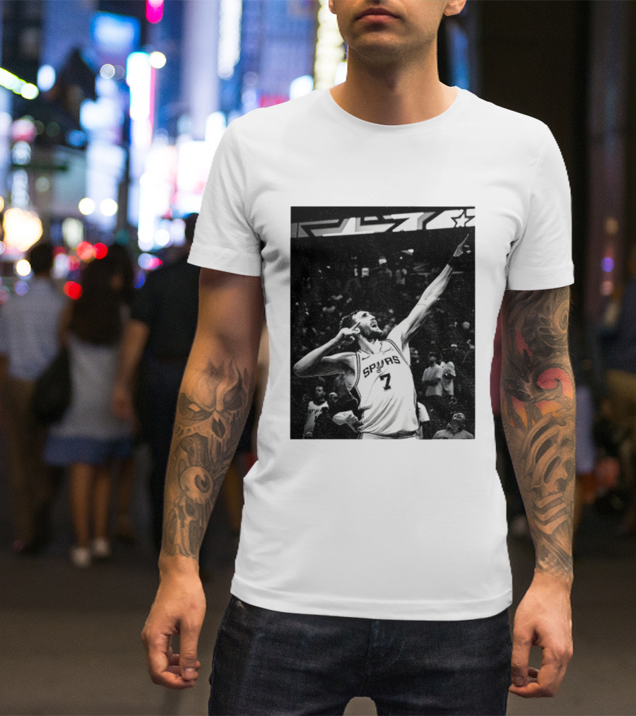 De’Aaron Fox Luke Kornet San Antonio Spurs Basketball Vintage T-Shirt