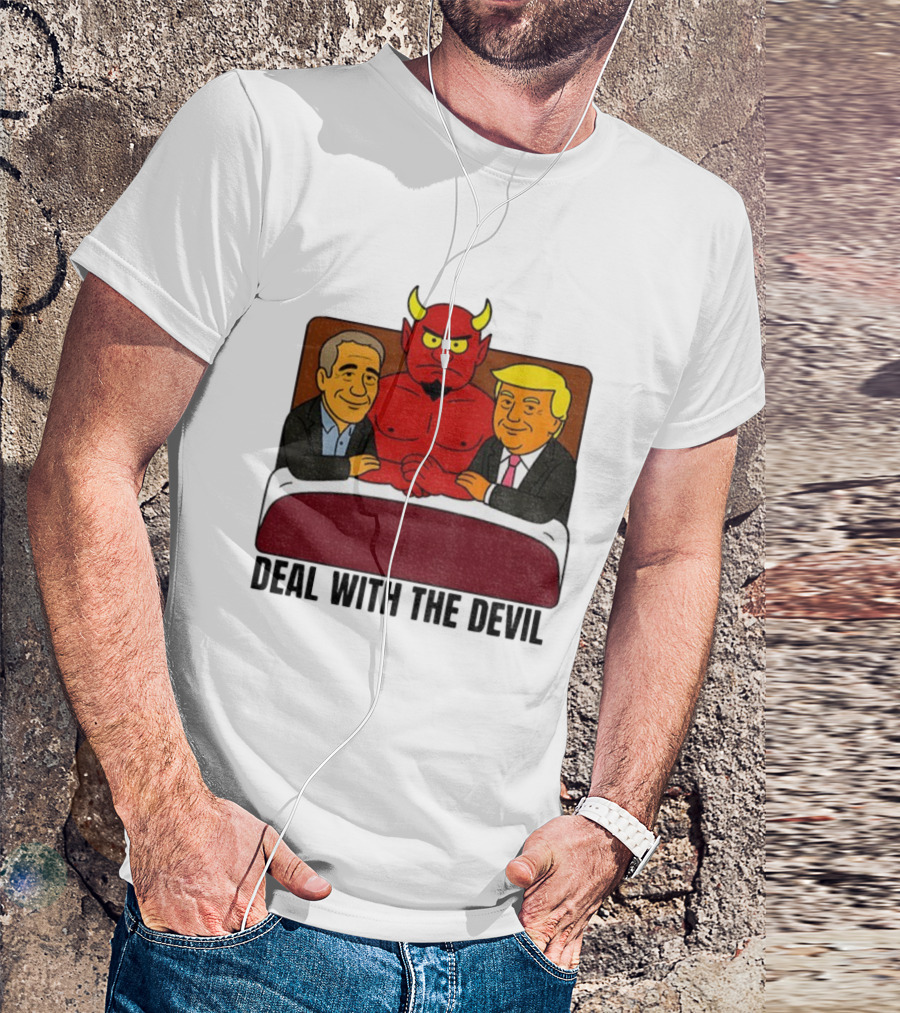 Deal With The Devil Trump Epstein Satan South Park T-Shirt