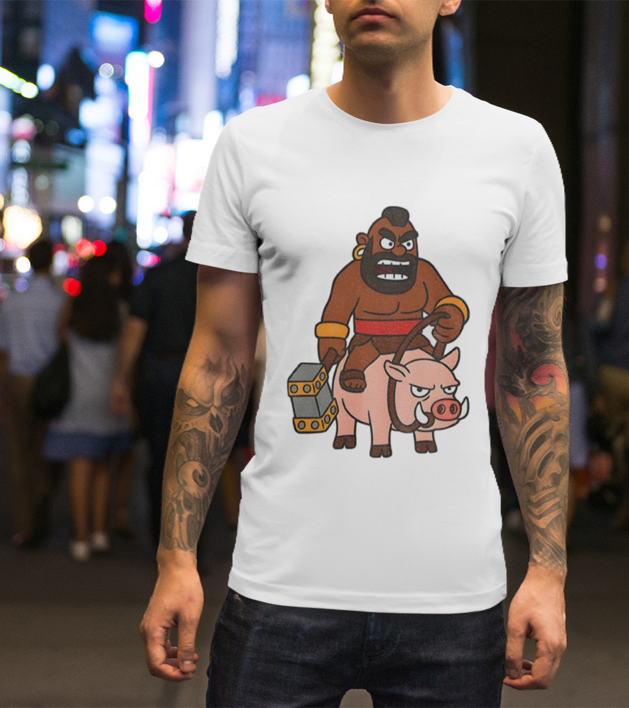 Hog Rider Character From Clash Royale Game T-Shirt