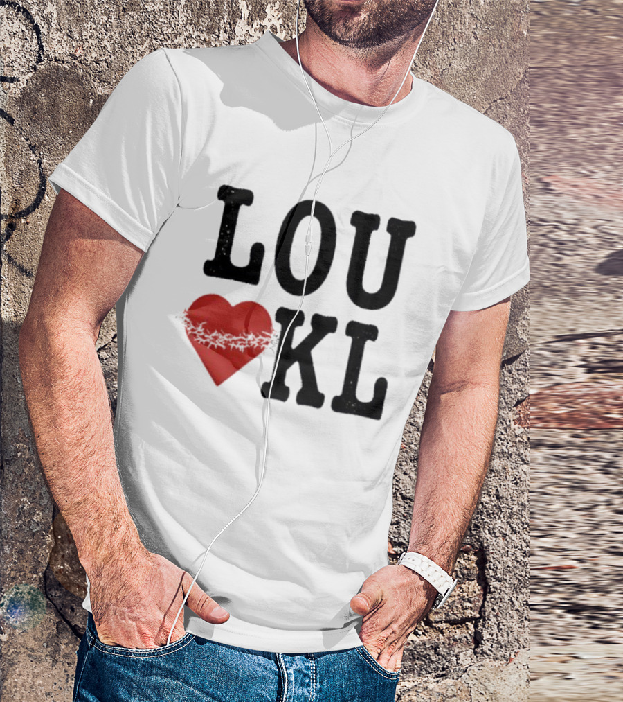 Knocked Loose Heart LOU KL Red Love T-Shirt