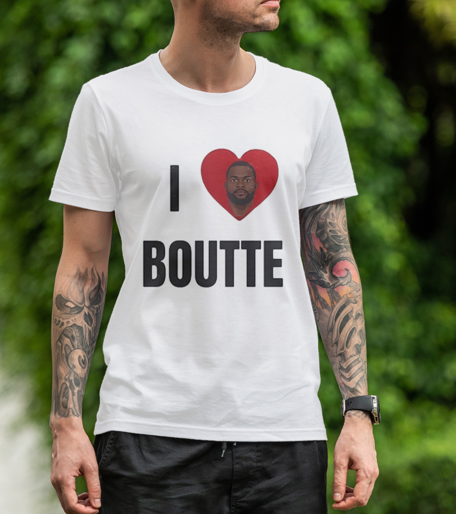 I Love Boutte New England Patriots Kayshon Boutte T-Shirt