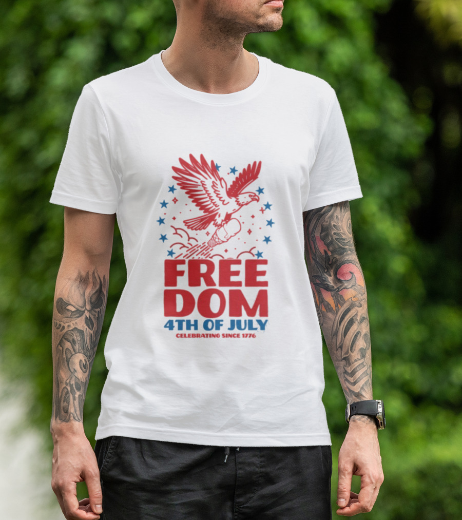 Andy’s Frozen Custard Freedom Eagle 4th Of July Celebrating Since 1776 T-Shirt