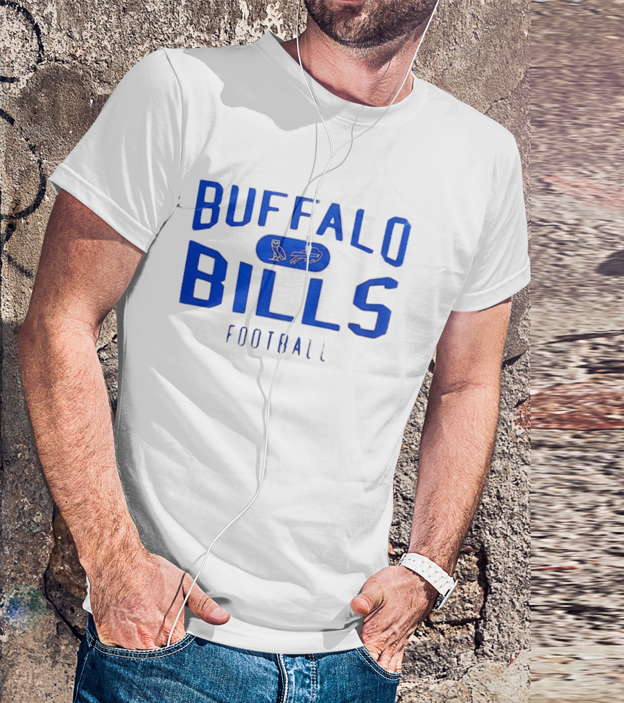 Buffalo Bills OVO Collaboration Football Branding T-Shirt
