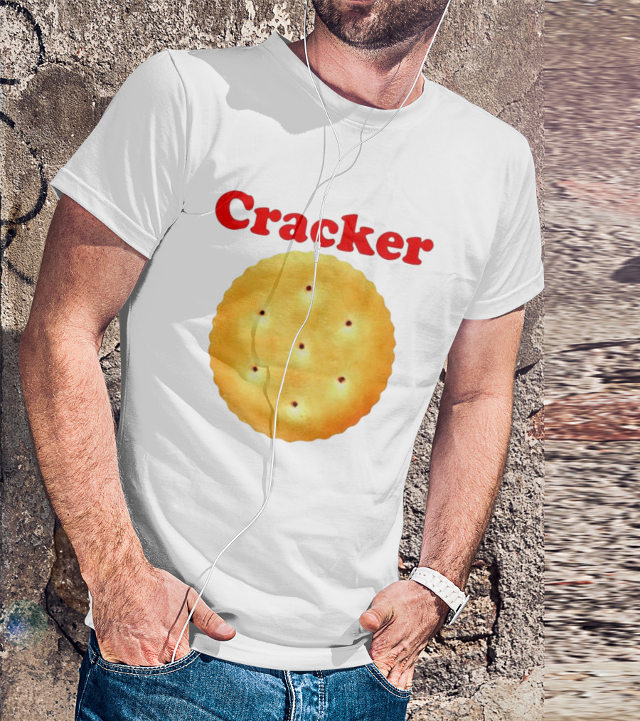 Cracker Anti Woke Memes Ritz Inspired Circular Design T-Shirt