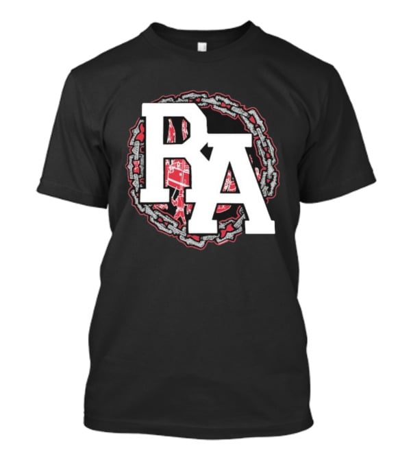 Rude Awakening Bound By Chains PA Symbol With Urban Elements T-Shirt