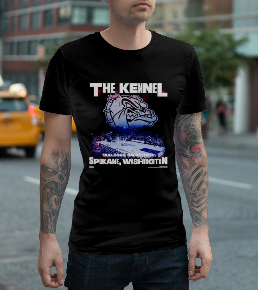 The Kennel Gonzaga Bulldogs Basketball Spokane Washington T-Shirt