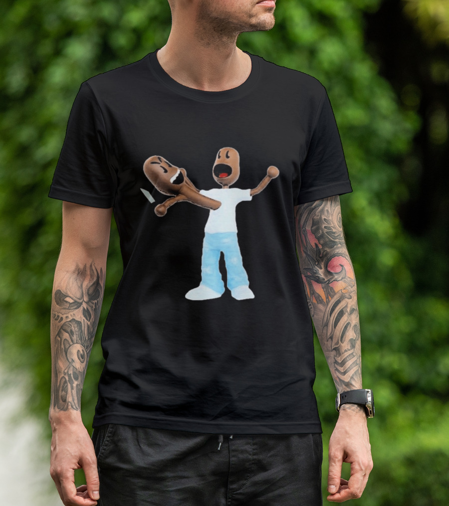 Kid Cudi Scotty Ramon Versus Cartoon Characters Clash T-Shirt