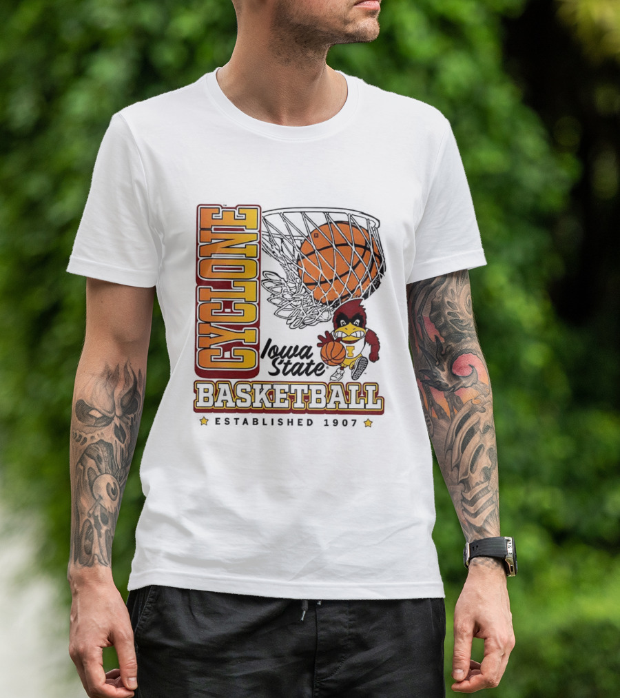 Iowa State Cyclones Basketball Est 1907 Vintage Cyclone T-Shirt