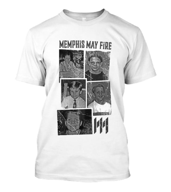 Memphis May Fire Vintage School Photos Collection T-Shirt