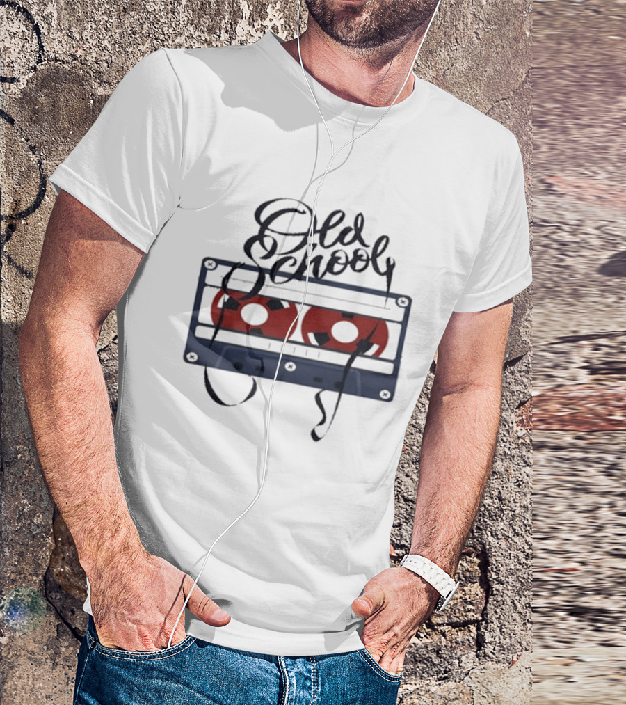 Old School Cassette Tape Vintage 80s 90s T-Shirt