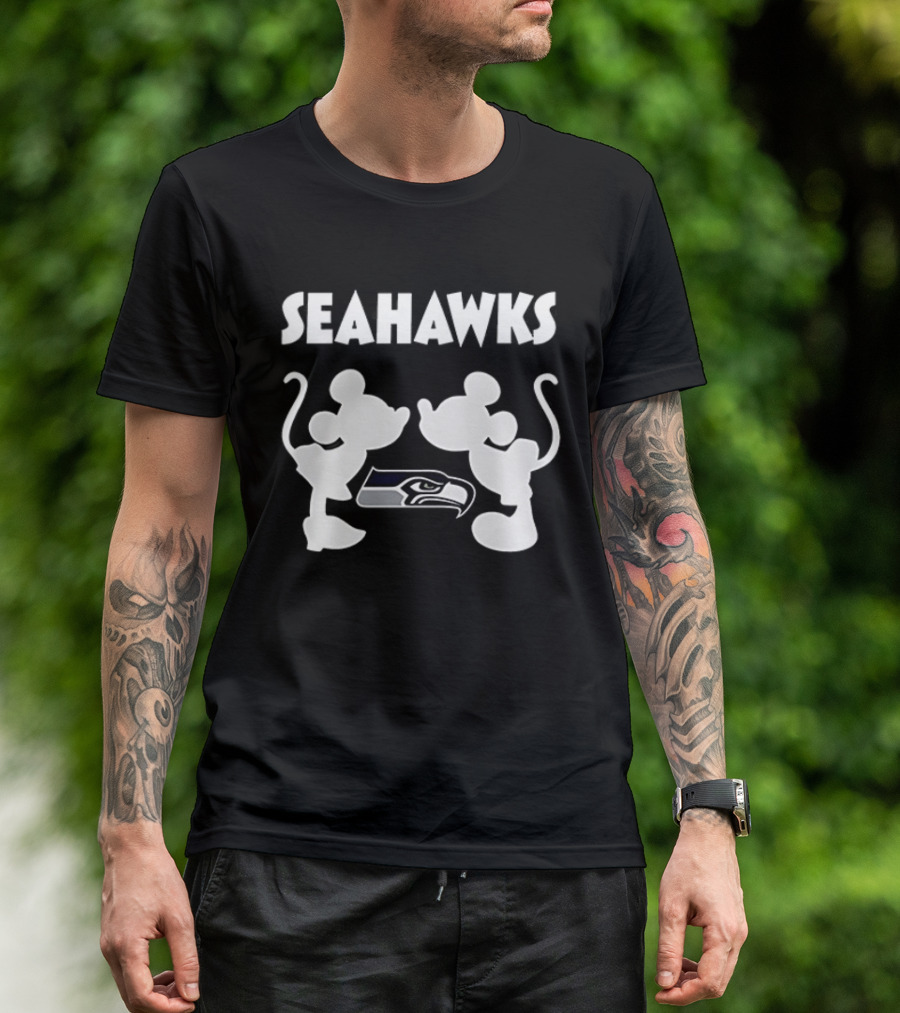 Seattle Seahawks Valentine Mickey Mouse 20 T-Shirt