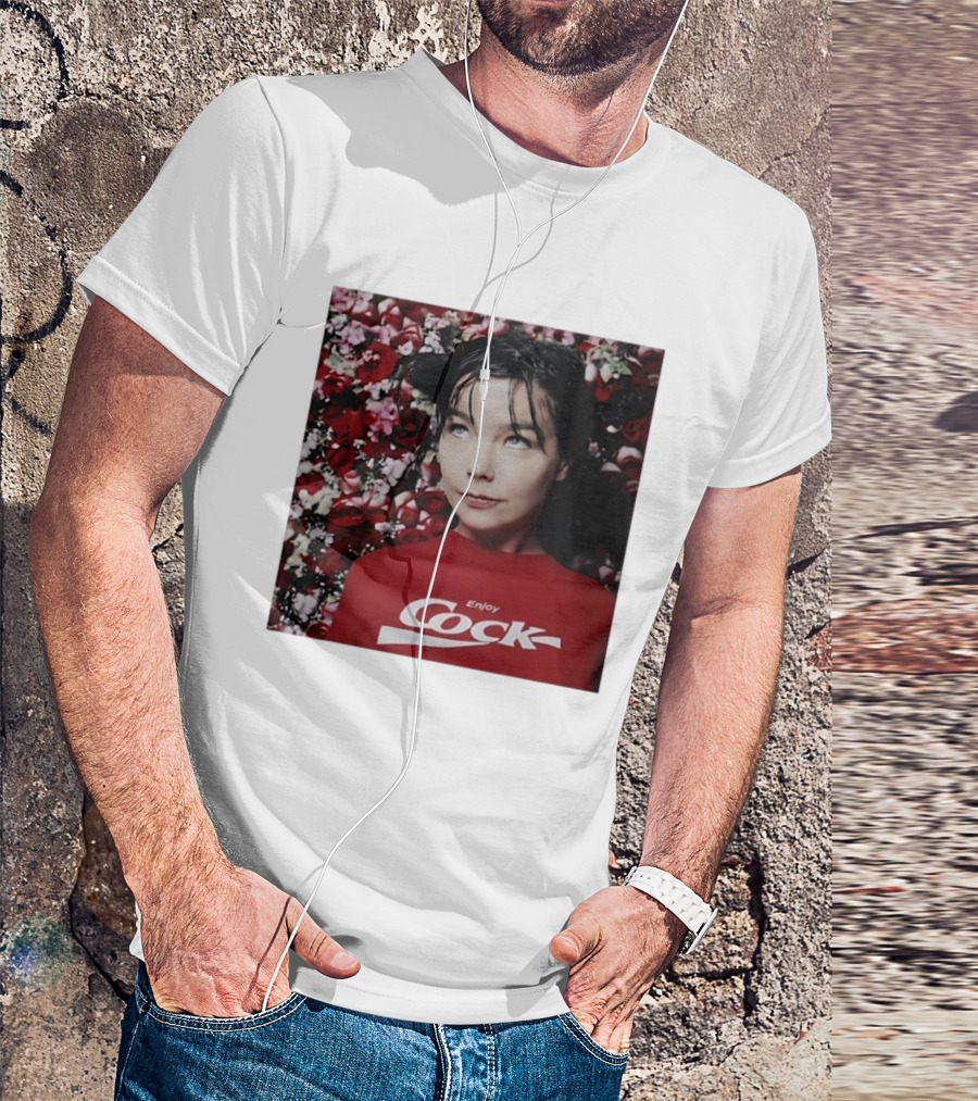 Bjork Enjoy Cock Vintage Inspired 2023 Floral T-Shirt