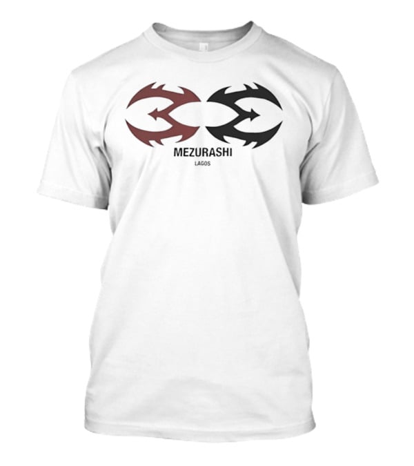 Mezurashi Lagos Red Black Tribal T-Shirt