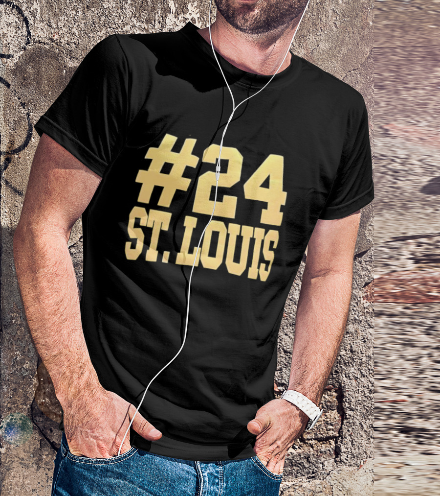 #24 St. Louis Sports Team Jersey T-Shirt