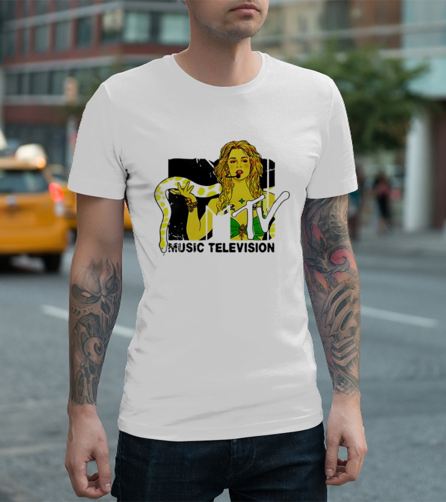 Britney Spears MTV Music Television Snake T-Shirt