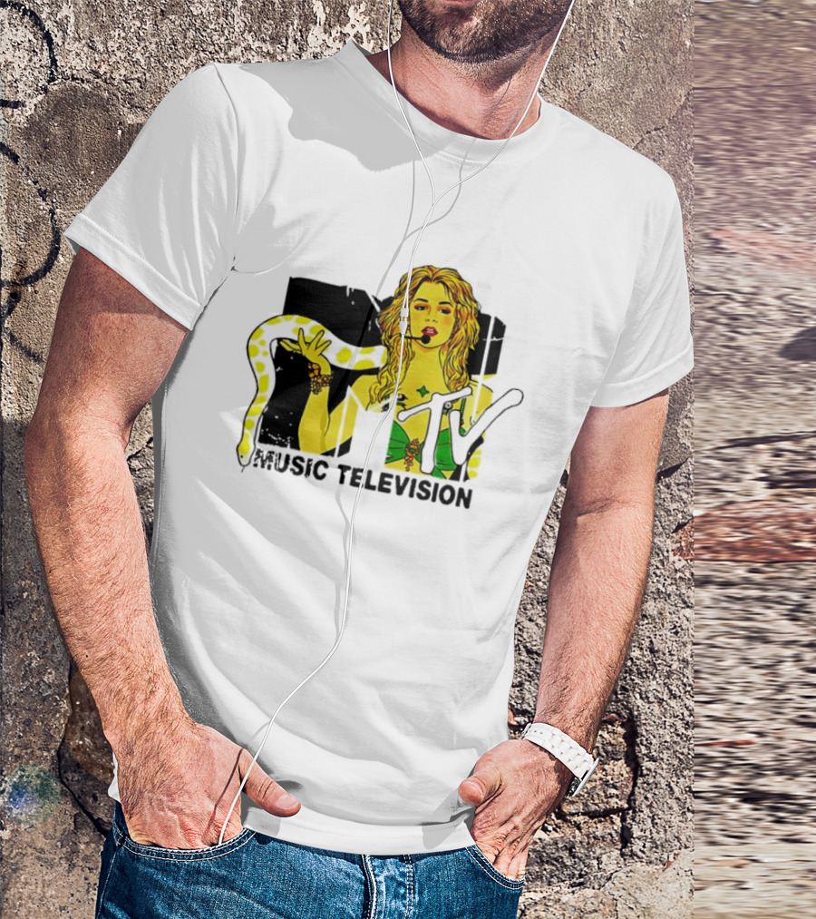Britney Spears MTV Music Television Snake T-Shirt